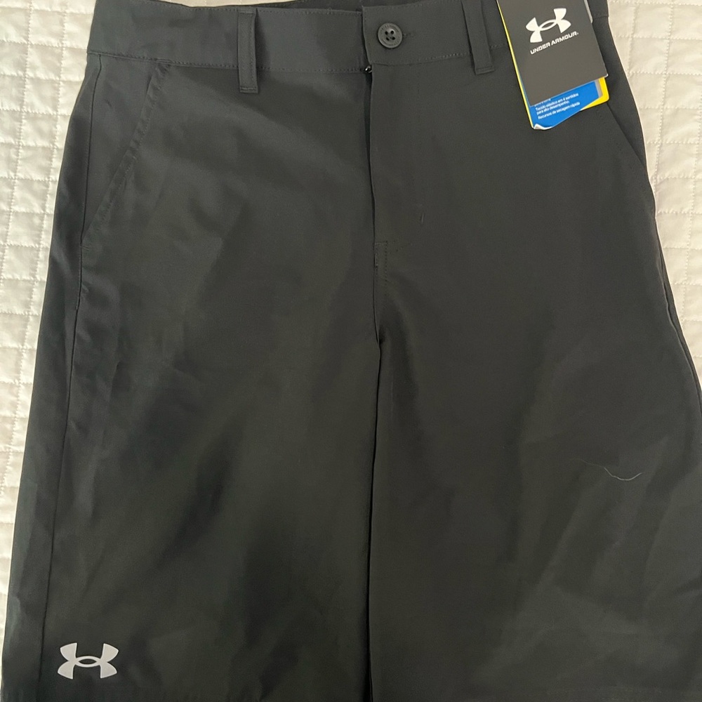 Under Armour Boy’s Black Athletic Shorts